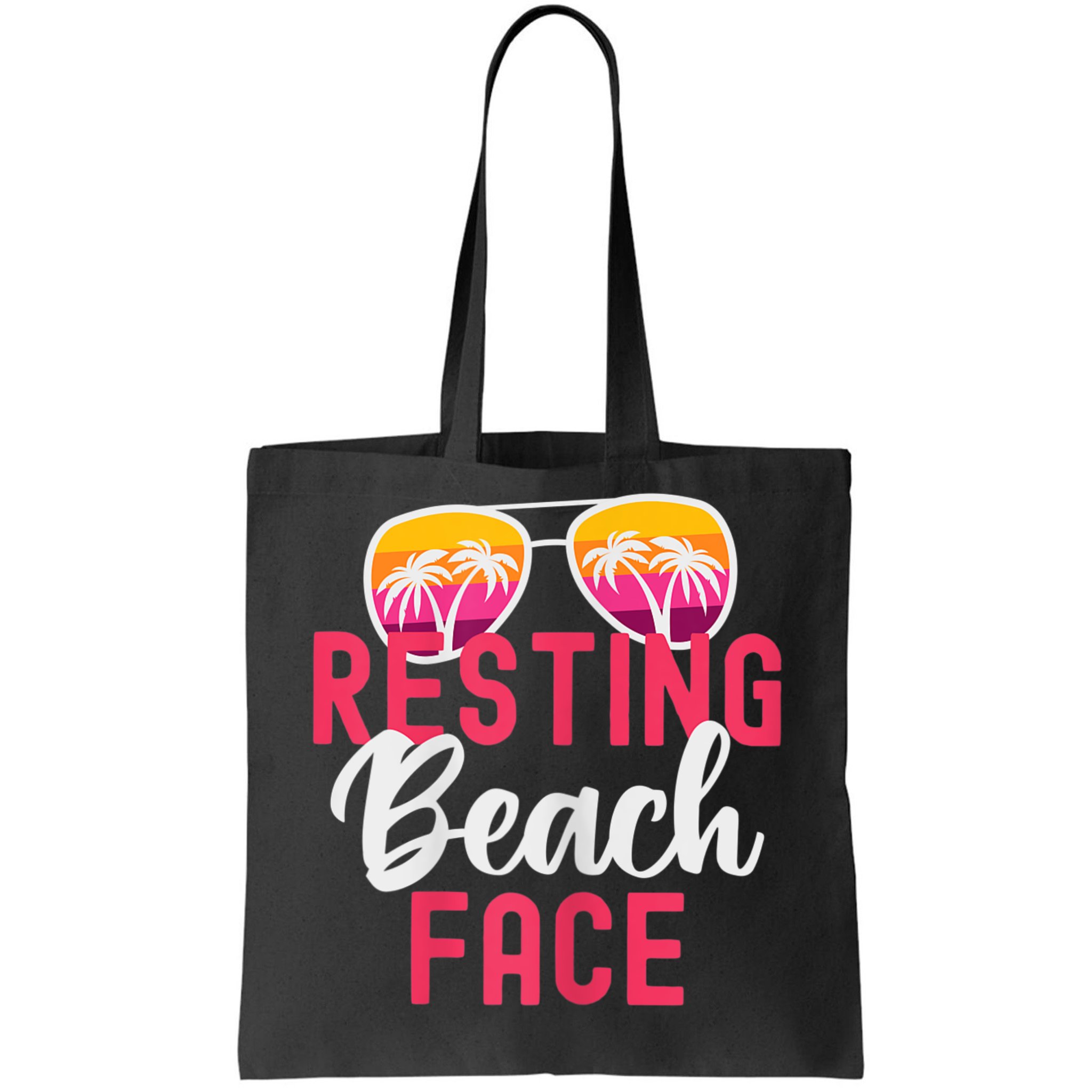 Resting beach deals face tote