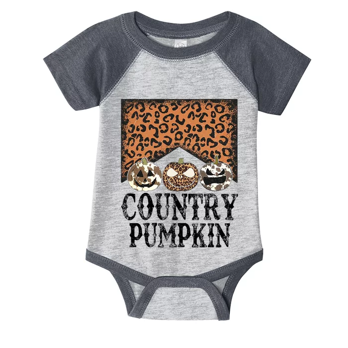 Western Fall Vibes Halloween Cow Cow Howdy Pumpkin Infant Baby Jersey Bodysuit