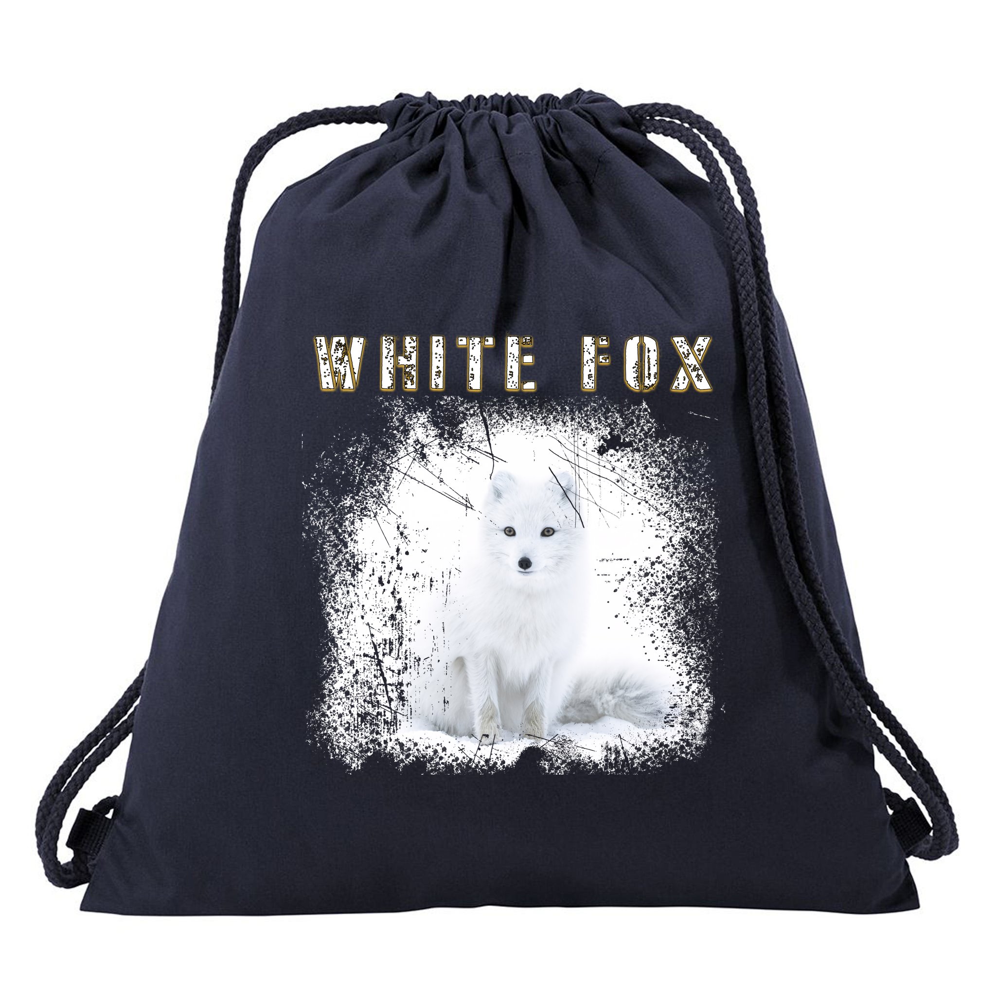 Fox Drawstring Bag