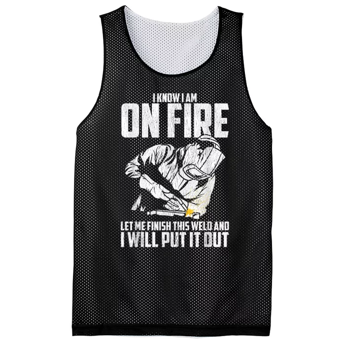 Welder Funny Welding Saying Graphic For Men Mesh Reversible Basketball Jersey Tank