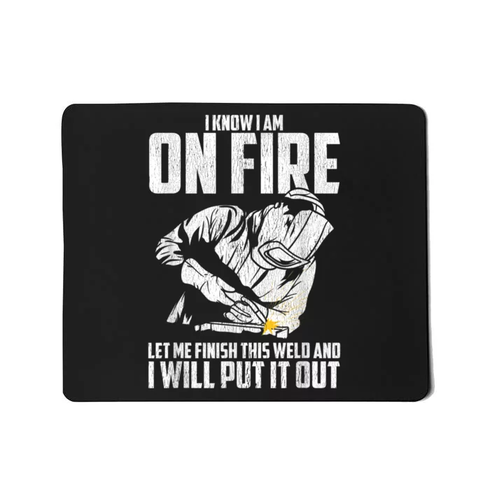 Welder Funny Welding Saying Graphic For Men Mousepad