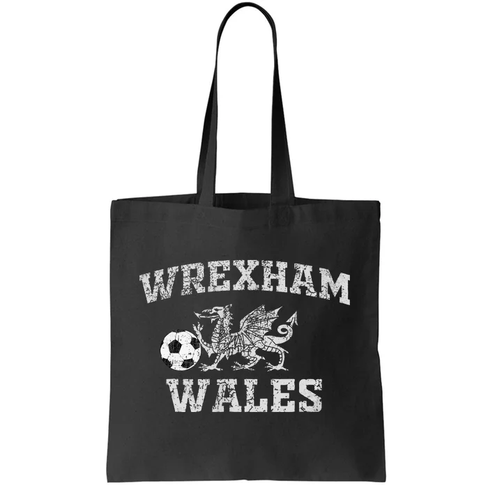 Wrexham Football Wales Soccers Jersey Retro Vintage Tote Bag