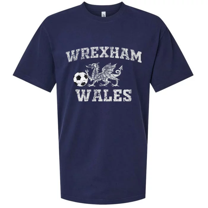 Wrexham Football Wales Soccers Jersey Retro Vintage Sueded Cloud Jersey T-Shirt