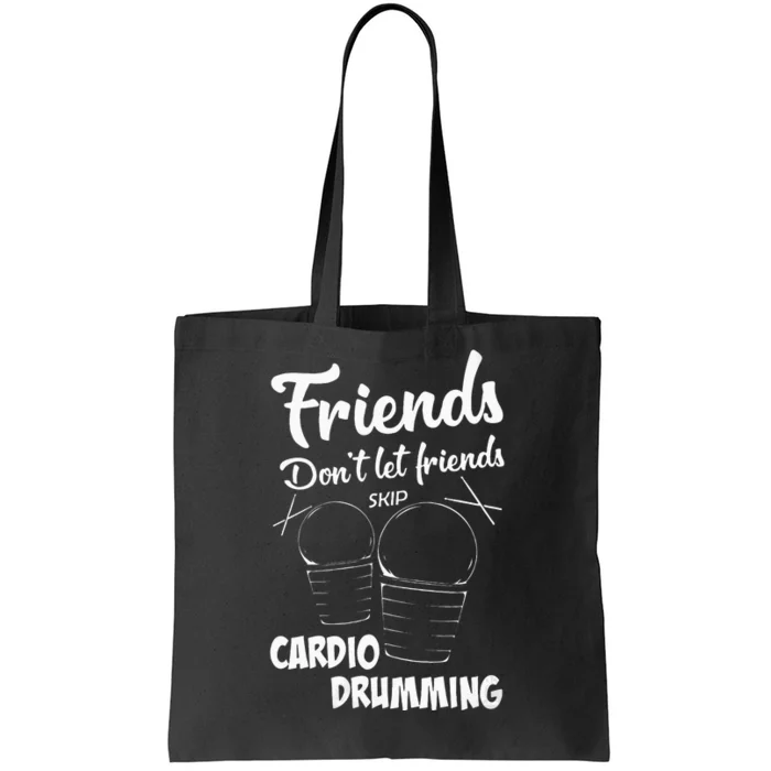 Womens Friends Workout Fitness Cardio Drumming Tote Bag