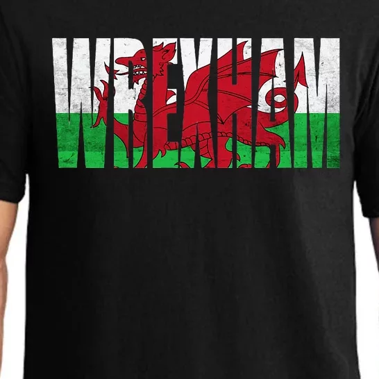 Wales Flag Welsh Dragon Gifts Apparel Merch Souvenir Pajama Set