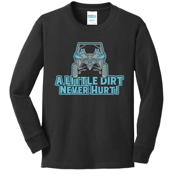 Wo Four Wheeler Tee, ATV Riding Mudding Kids Long Sleeve Shirt