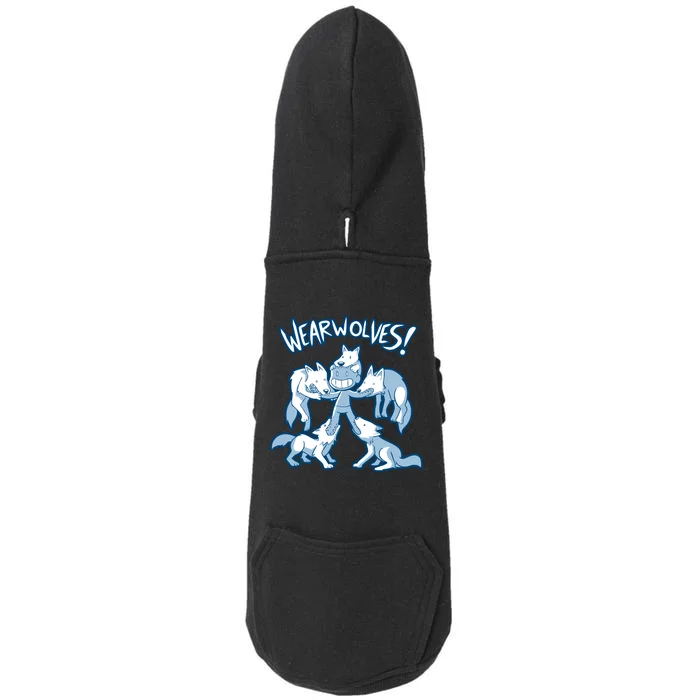 Wearwolves Funny Doggie 3-End Fleece Hoodie