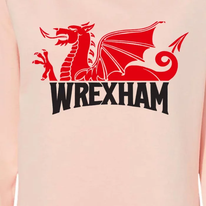 Wrexham FC Wrexham Dragon Football Club Champion Womens California Wash Sweatshirt