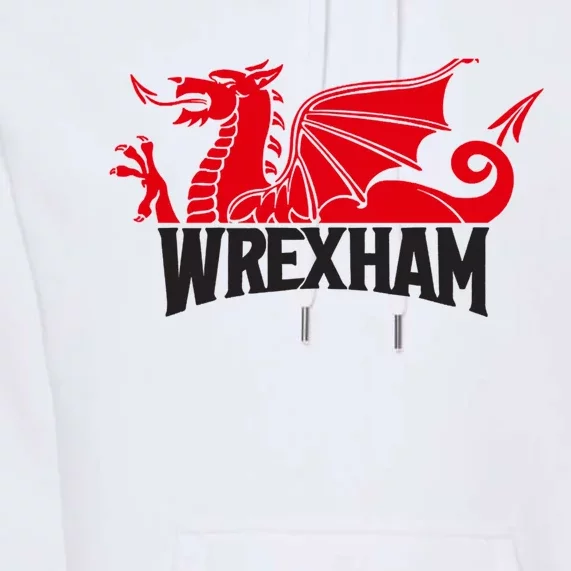 Wrexham FC Wrexham Dragon Football Club Champion Premium Hoodie