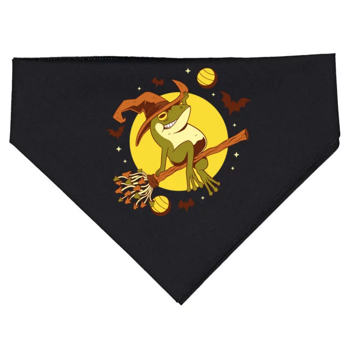 Witch Frog USA-Made Doggie Bandana