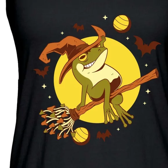 Witch Frog Ladies Essential Flowy Tank