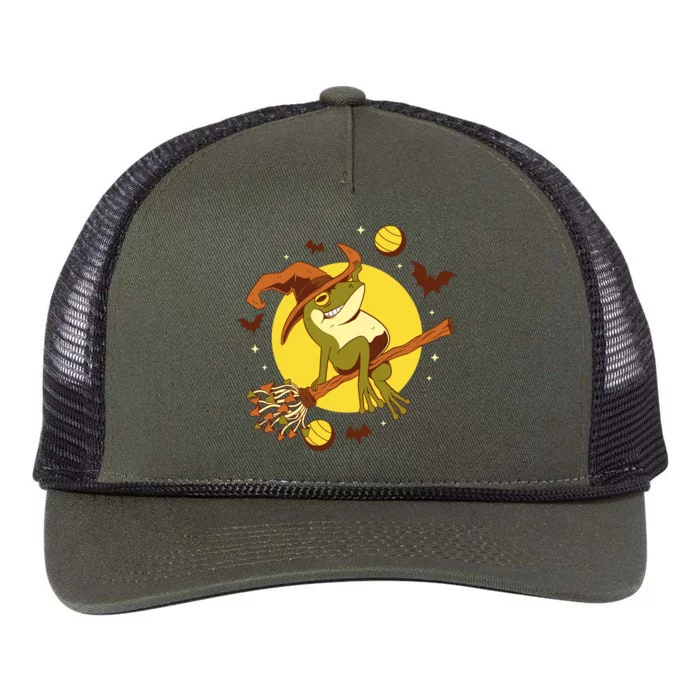 Witch Frog Retro Rope Trucker Hat Cap