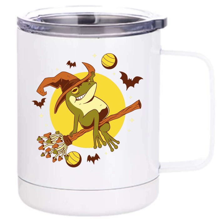 Witch Frog Front & Back 12oz Stainless Steel Tumbler Cup