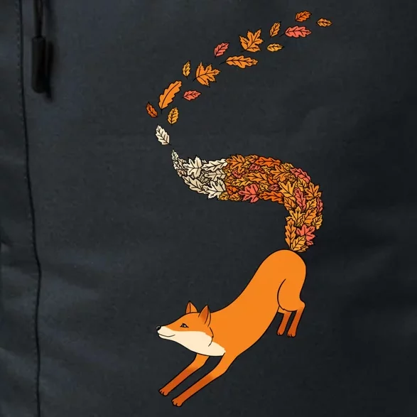 Whimsical Fox With Falling Leaves Daily Commute Backpack