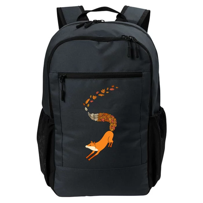 Whimsical Fox With Falling Leaves Daily Commute Backpack