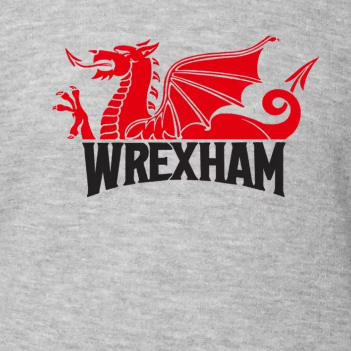 Wrexham FC Wrexham Dragon Football Club Champion Toddler Sweatshirt