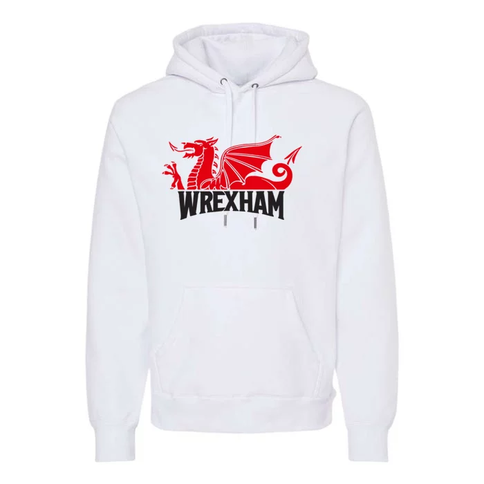 Wrexham FC Wrexham Dragon Football Club Champion Premium Hoodie