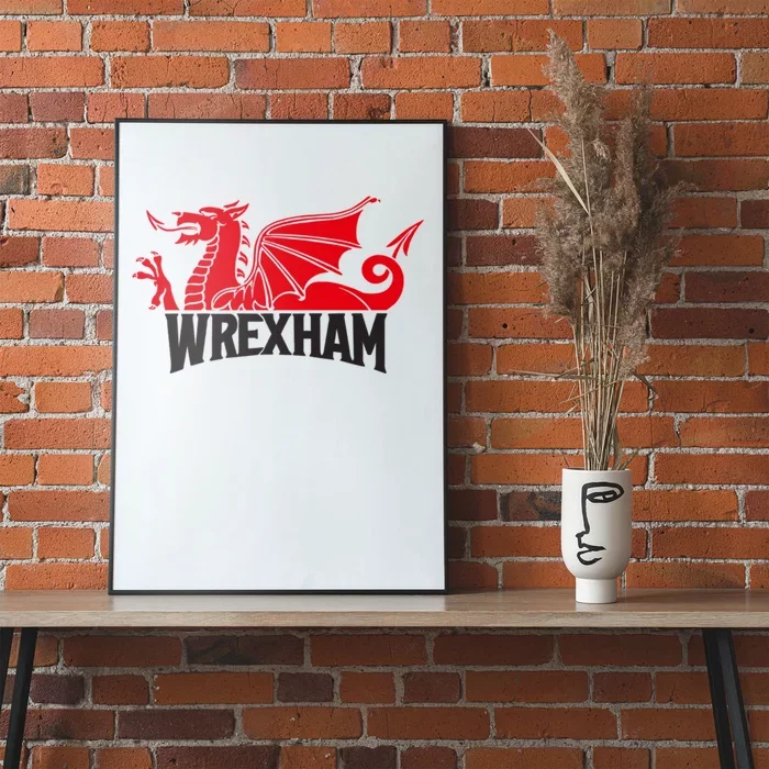 Wrexham FC Wrexham Dragon Football Club Champion Poster