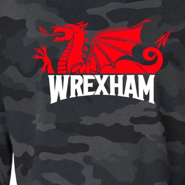 Wrexham FC Wrexham Dragon Football Club Champion Cropped Pullover Crew