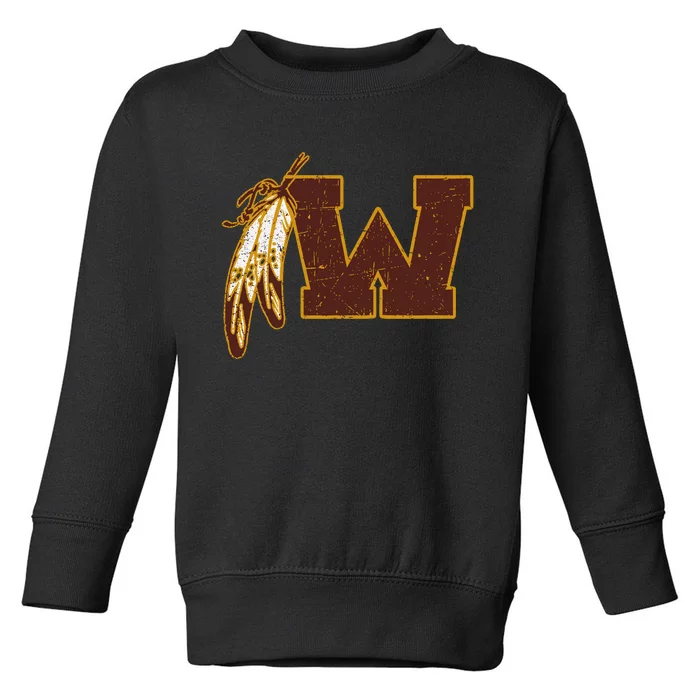 Washington Feather Toddler Sweatshirt