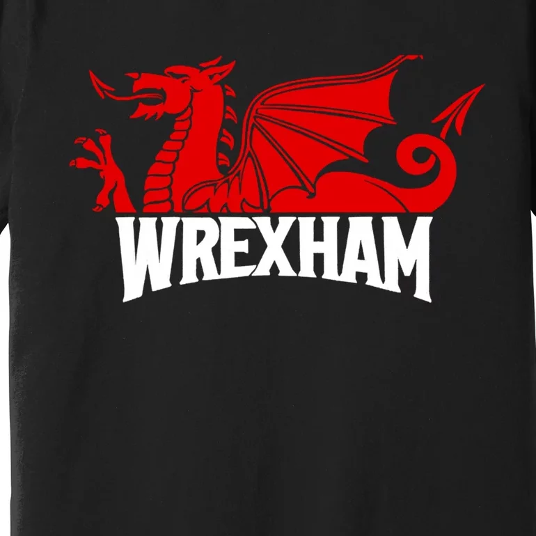 Wrexham FC Wrexham Dragon Football Club Champion Premium T-Shirt