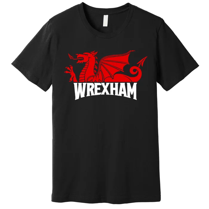 Wrexham FC Wrexham Dragon Football Club Champion Premium T-Shirt