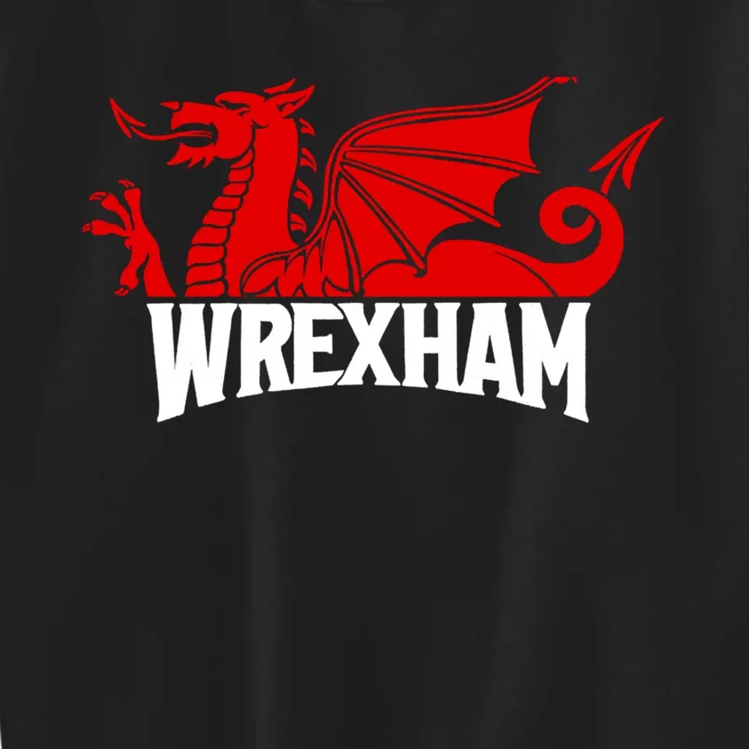 Wrexham FC Wrexham Dragon Football Club Champion Kids Sweatshirt