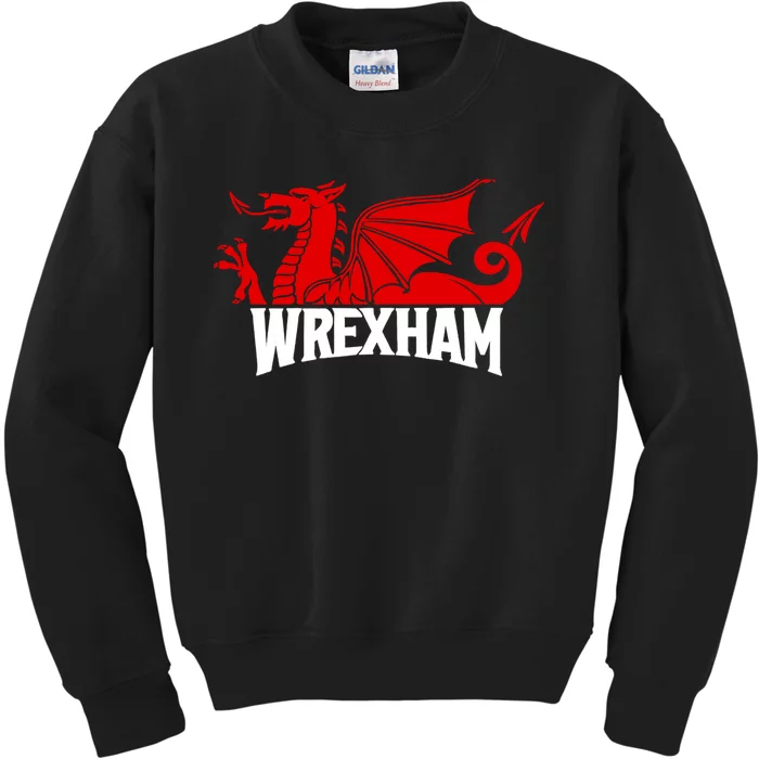 Wrexham FC Wrexham Dragon Football Club Champion Kids Sweatshirt