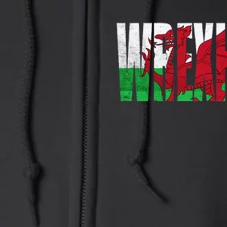 Wales Flag Welsh Dragon Gifts Apparel Merch Souvenir Full Zip Hoodie