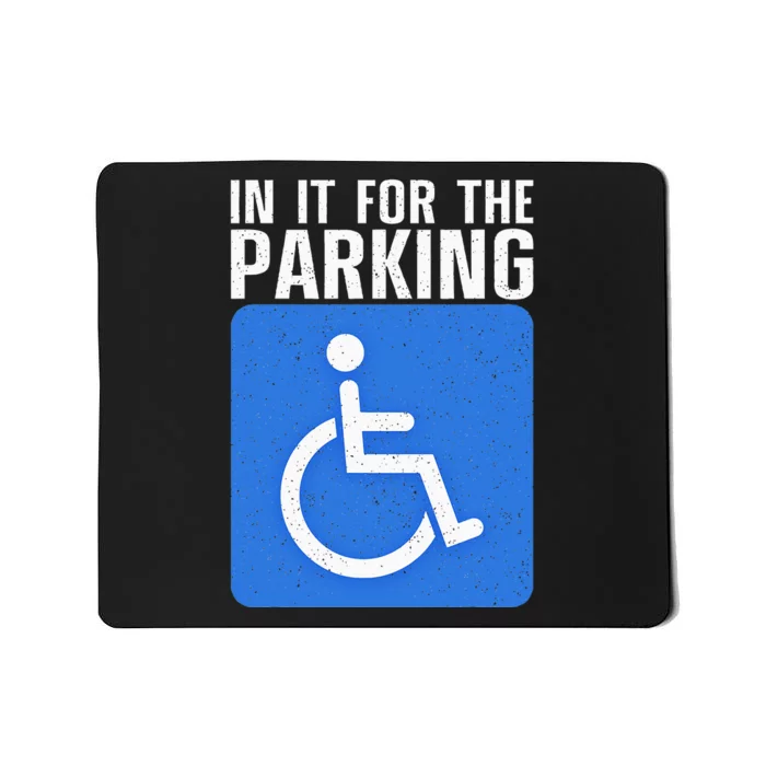 Wheelchair For Women Disability Handicapped Mousepad