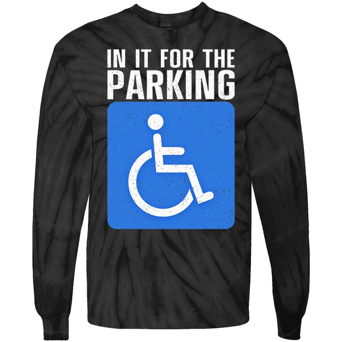 Wheelchair For Women Disability Handicapped Tie-Dye Long Sleeve Shirt