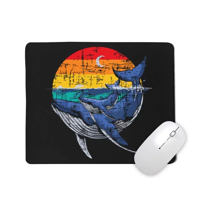 Whale Family Whale Lover Whales Aquarist Marine Biologist Mousepad