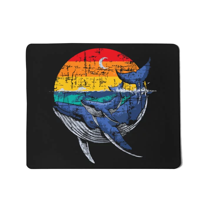 Whale Family Whale Lover Whales Aquarist Marine Biologist Mousepad