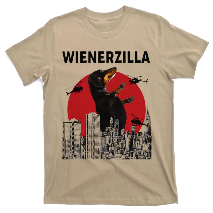 Wienerzilla Funny Wiener Dog Dachshund Lovers MOTHERS T-Shirt