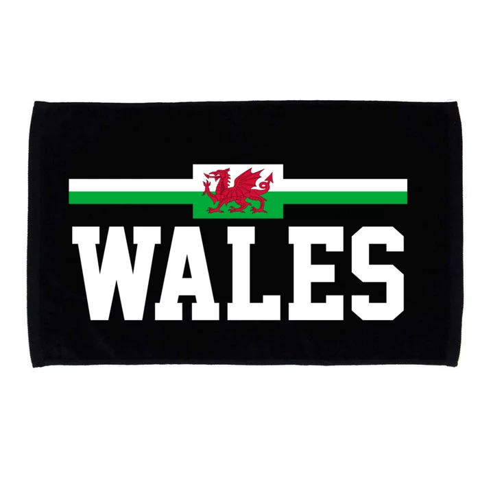 Wales Flag Welsh Cool Gift Microfiber Hand Towel