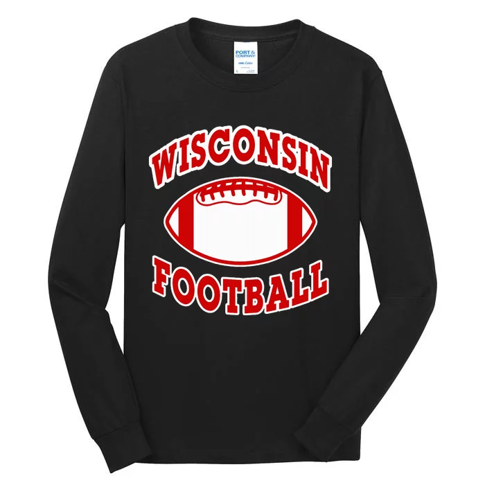 Wisconsin Football Tall Long Sleeve T-Shirt