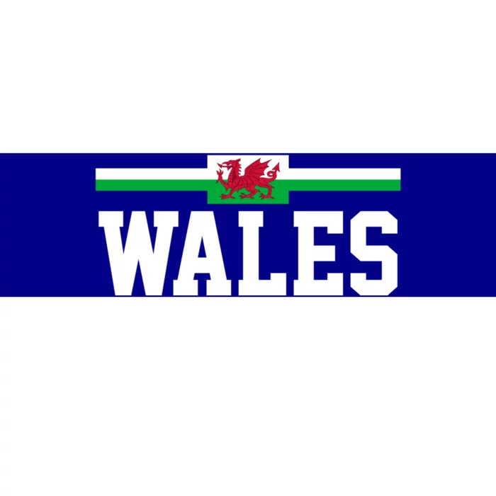 Wales Flag Welsh Gift Bumper Sticker