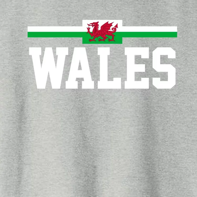 Wales Flag Welsh Gift Women's Crop Top Tee