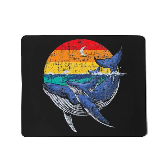 Whale Family Whale Lover Whales Aquarist Marine Biologist Mousepad