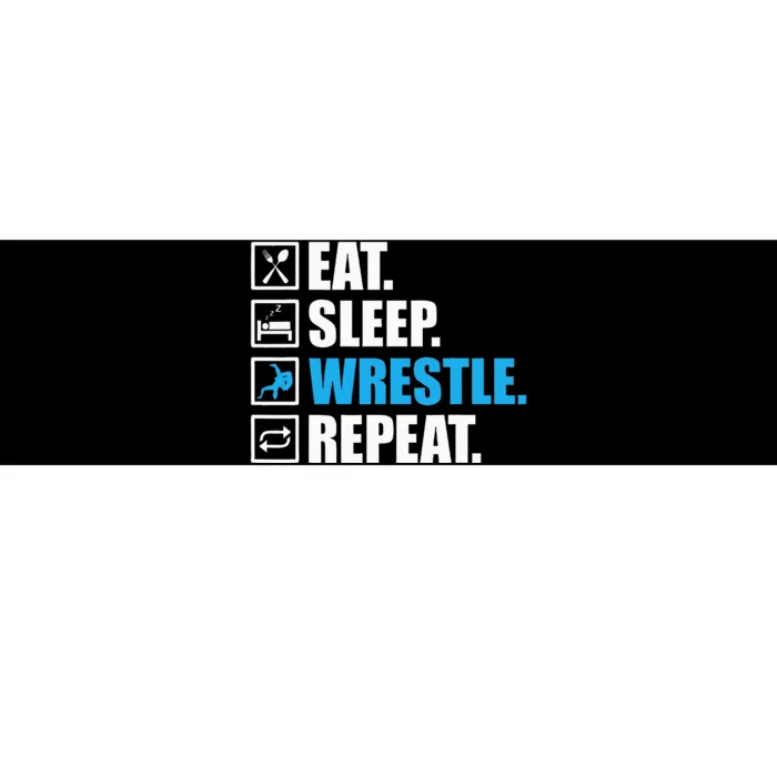 Wrestling For Women Wrestle Athlete Fans Bumper Sticker