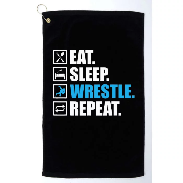 Wrestling For Women Wrestle Athlete Fans Platinum Collection Golf Towel