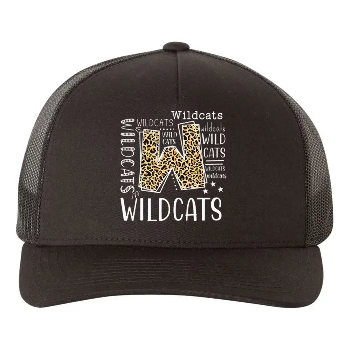 Wildcats Funny Wildcat Lover Yupoong Adult 5-Panel Trucker Hat