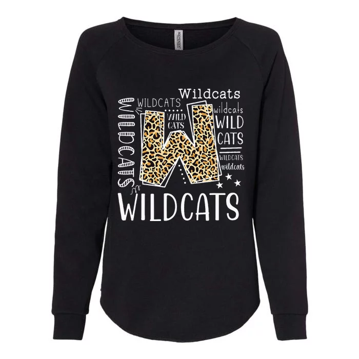 Wildcats Funny Wildcat Lover Womens California Wash Sweatshirt