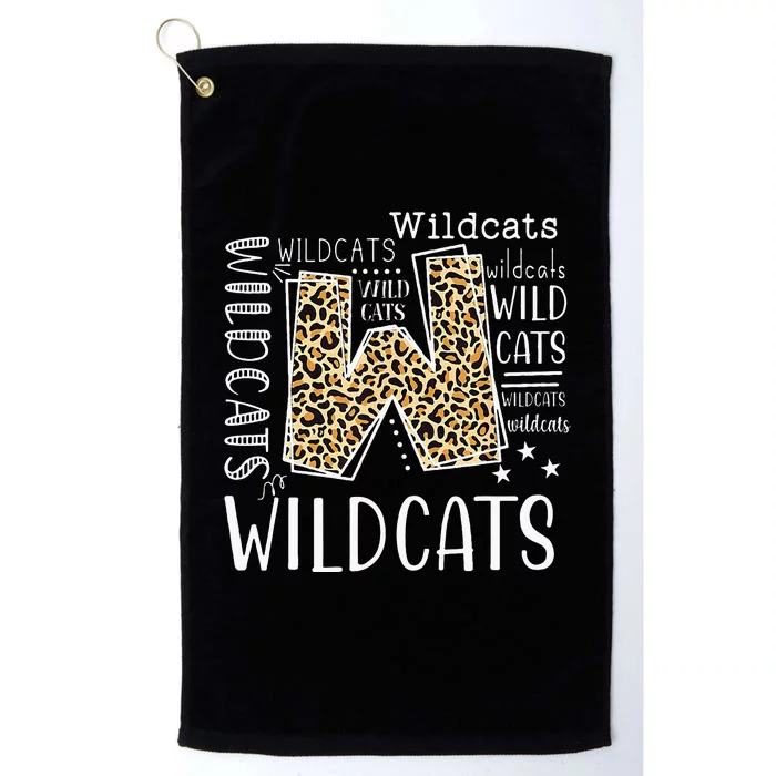 Wildcats Funny Wildcat Lover Platinum Collection Golf Towel