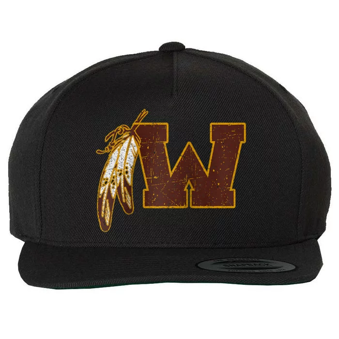 Washington Feather Wool Snapback Cap