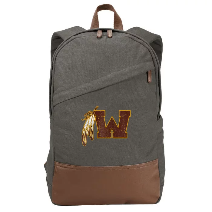 Washington Feather Cotton Canvas Backpack