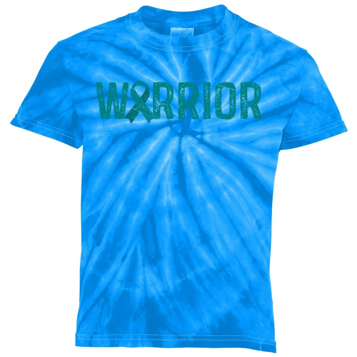 Warrior Fragile X Syndrome Awareness Meaningful Gift Kids Tie-Dye T-Shirt