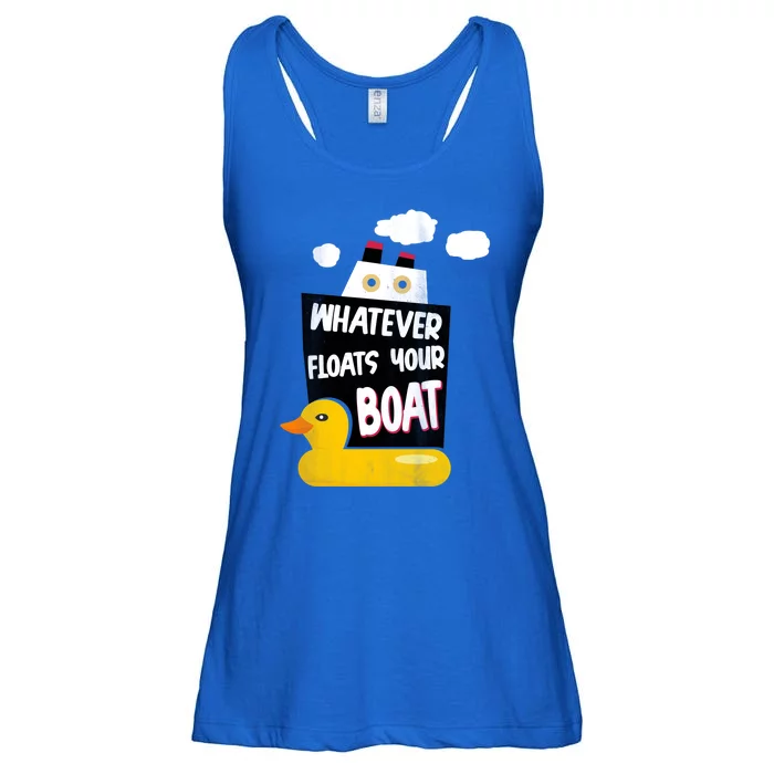 Whatever Floats Your Boat Ladies Essential Flowy Tank