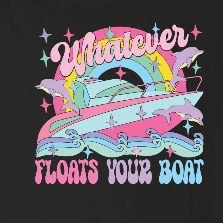 Whatever Floats Your Boat Toddler Long Sleeve Shirt