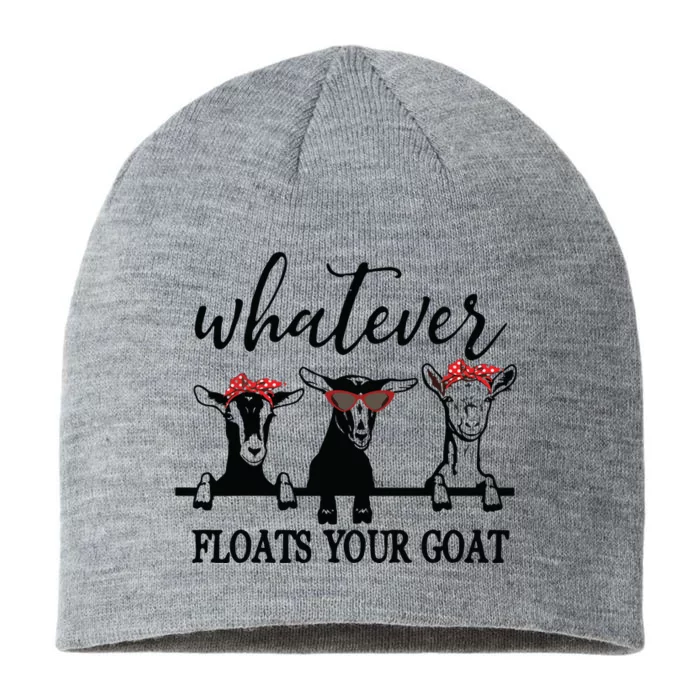 Whatever Floats Your Goat Lover 8 1/2in Sustainable Knit Beanie